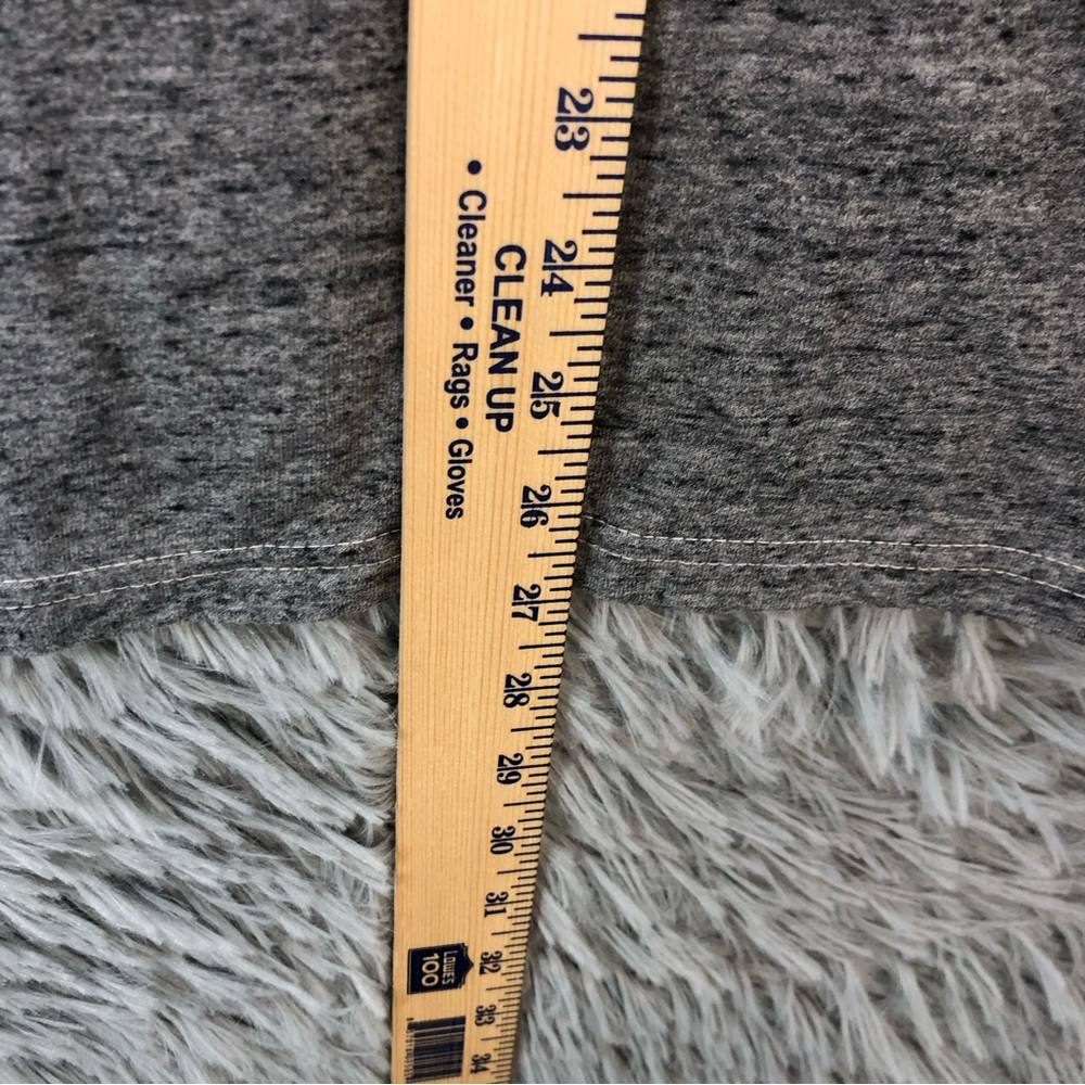 American Eagle Outfitters Shirt Men XS Heathered Gray Logo Spellout Long Sleeve - Picture 5 of 9